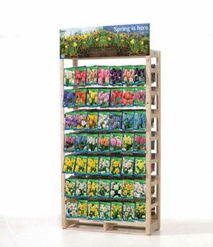 Wholesale Retail Complete Garden Center Display(328 Packages)Spring - Spring bulb retail display | A.D.R. Bulbs